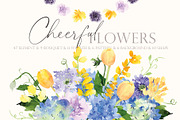 Watercolor Flower - Cheerful Set, an Illustration by Beigetime (Thumbnail 1 of 11)
