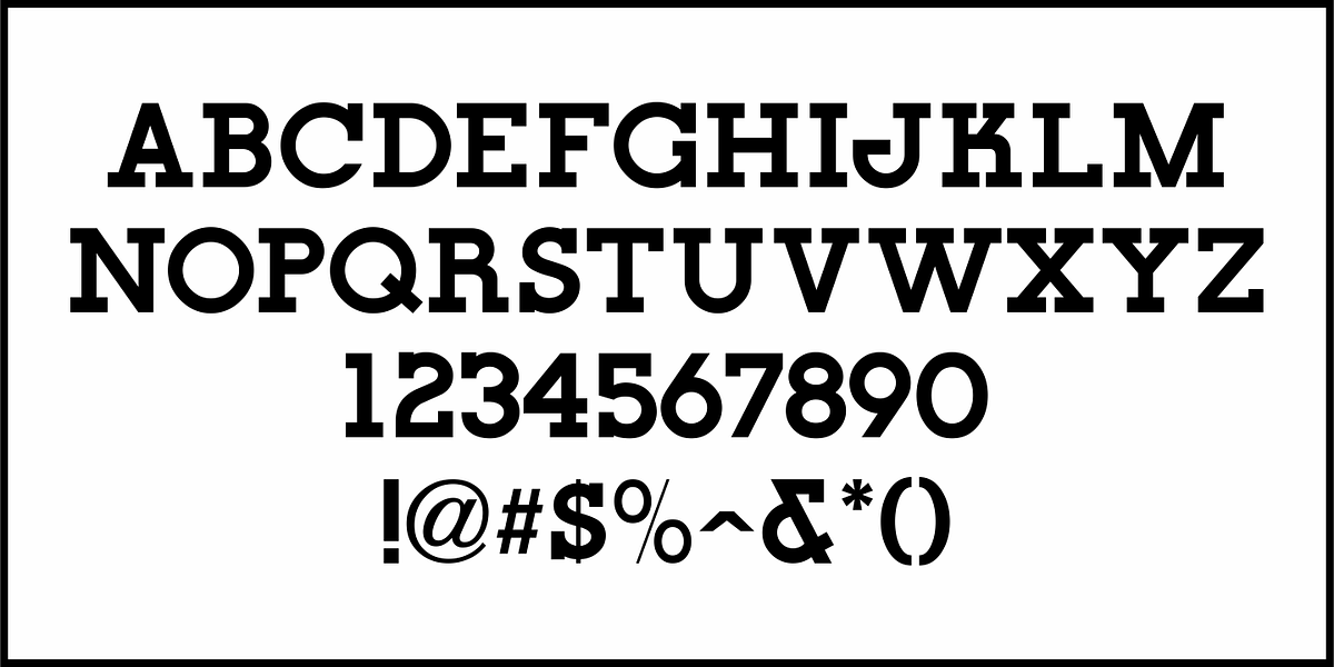Cinema Serif JNL, a Slab Serif Font by Jeff Levine Fonts (Photo 3 of 5)