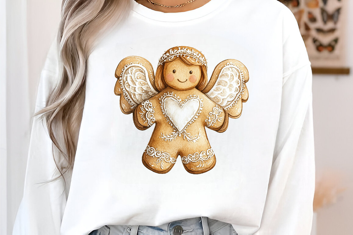 Watercolor Gingerbread Cookies PNG, an Illustration by SinaCreation (Photo 4 of 7)