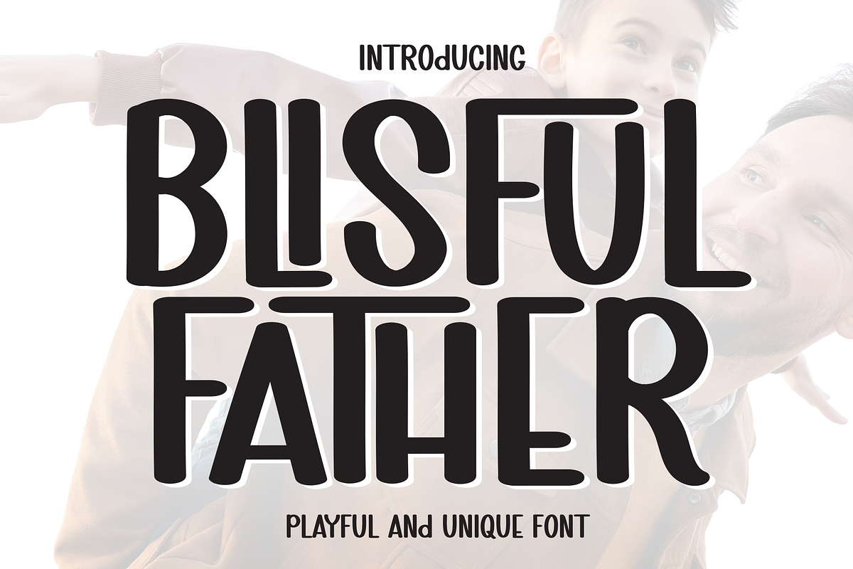 Blisful Father | Script Font, a Script Font by Scratchones (Photo 1 of 9)