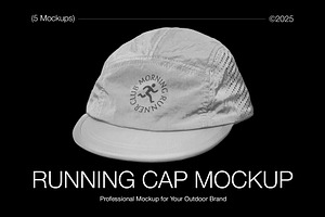 Running Cap Mockup Bundle