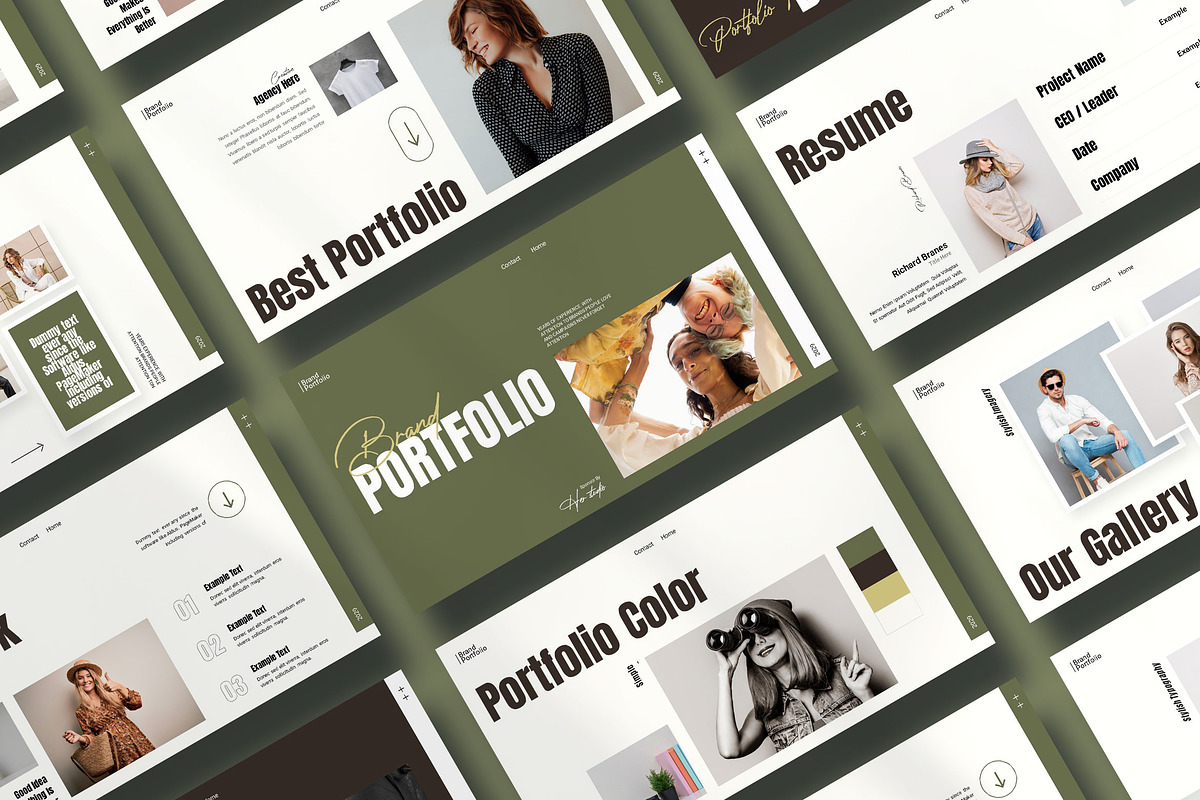 Brand Portfolio Presentation, a Presentation Template by KreateTribe (Photo 4 of 6)