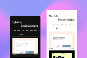 Offset Portfolio Template Framer