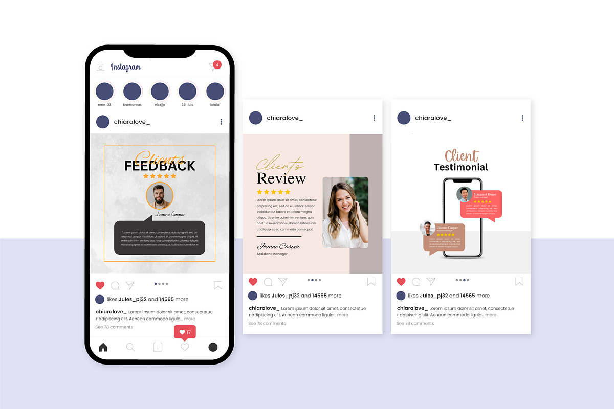 Canva Frame Customer Review Template, a Product Mockup by Waliullah Solutions (Photo 2 of 5)