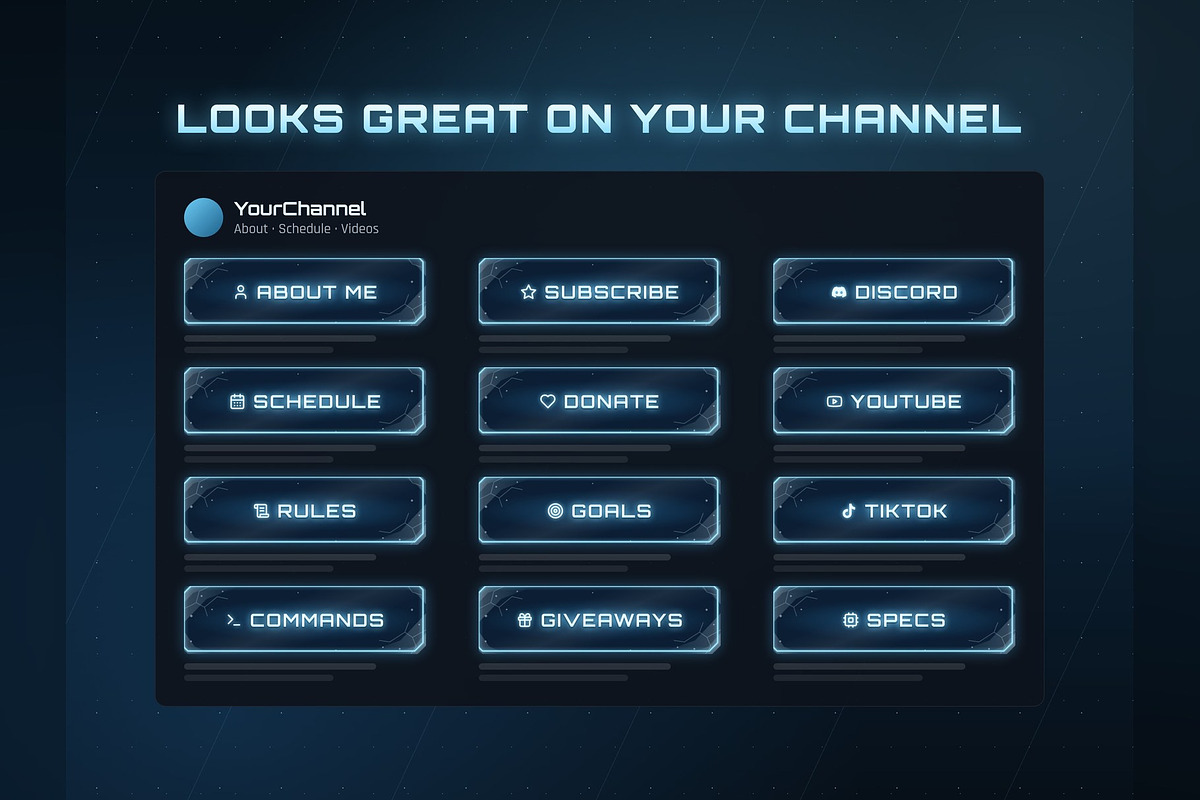 Ice Twitch & Kick Panels, an Object Graphic by Gear Store (Photo 5 of 7)