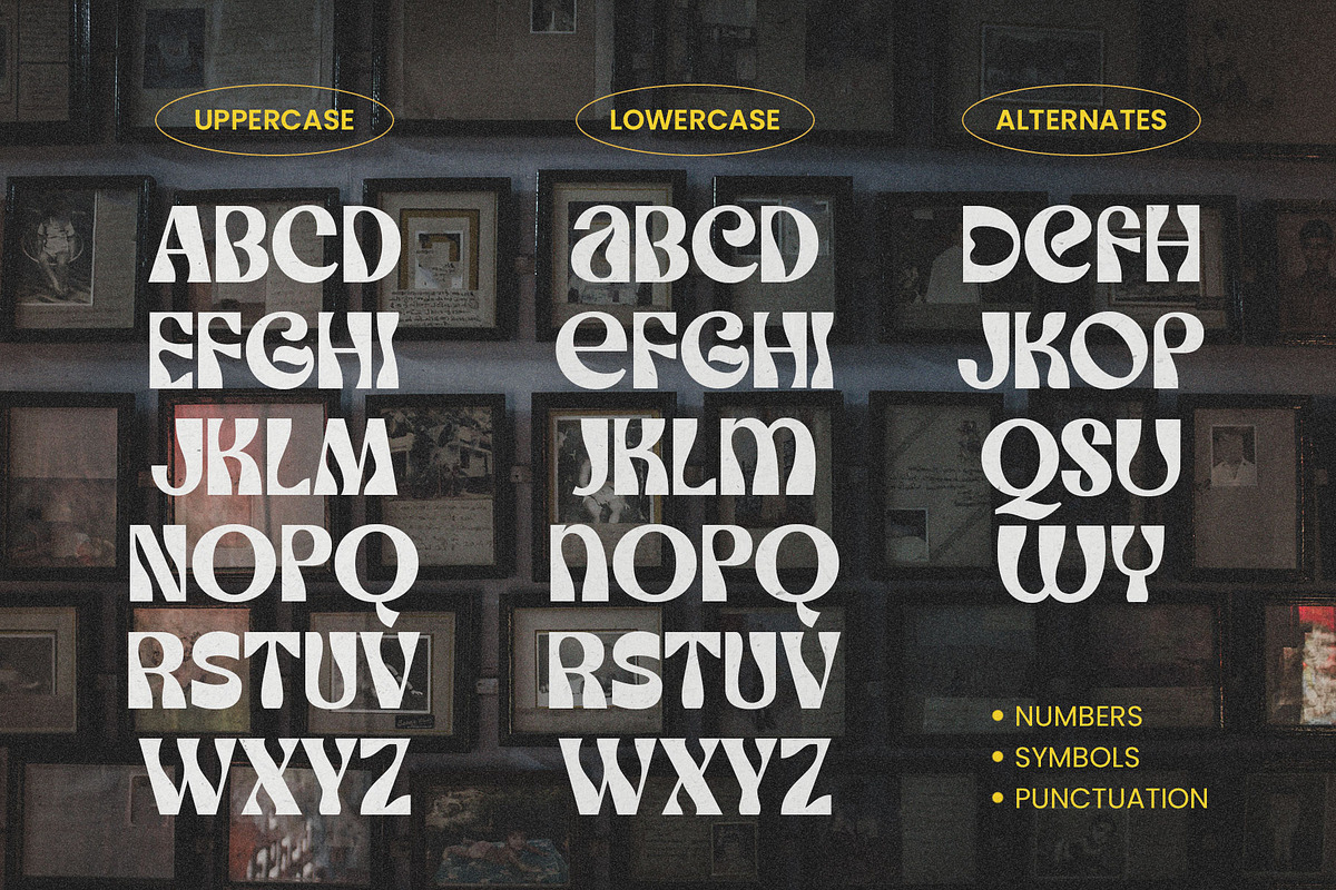 Sunwish Maverick - Experimental, a Sans Serif Font by Arterfak Project (Photo 11 of 11)