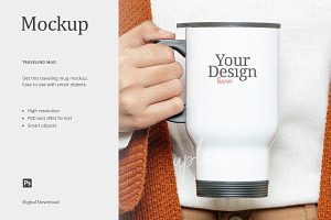 Travel Mug Mock Up