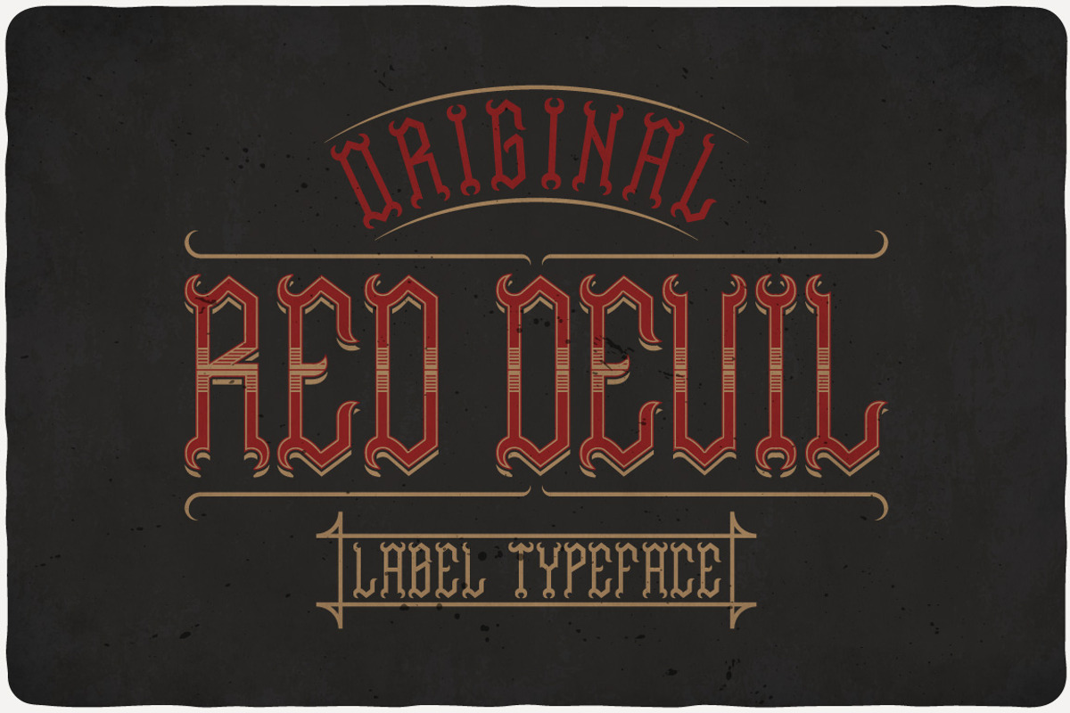 Red Devil Typeface