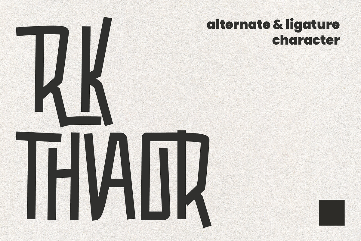Korvath Sneils Display Font, a Sans Serif Font by Maulana Creative (Photo 9 of 14)