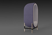 Capsule chair sofa, a 3D by NojskaAksjon (Thumbnail 7 of 23)