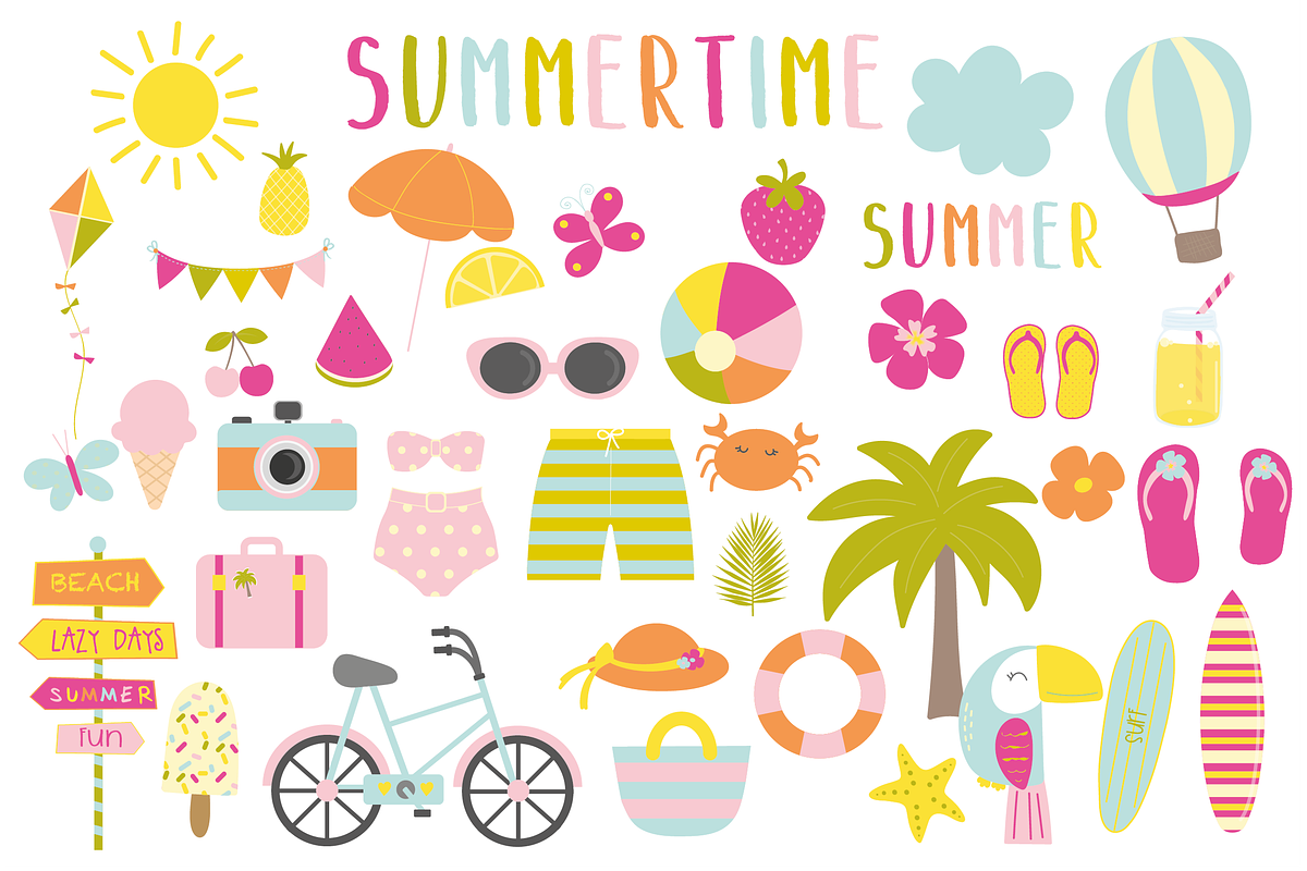Big summer bundle, an Illustration by Poppymoondesign (Photo 14 of 20)
