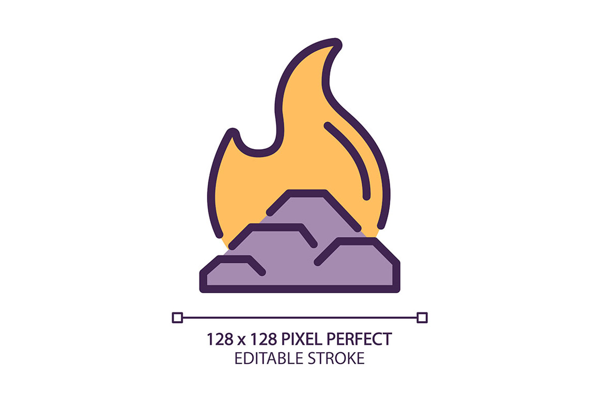 Fossil fuel pixel perfect RGB color, an Icon by IMG Visuals