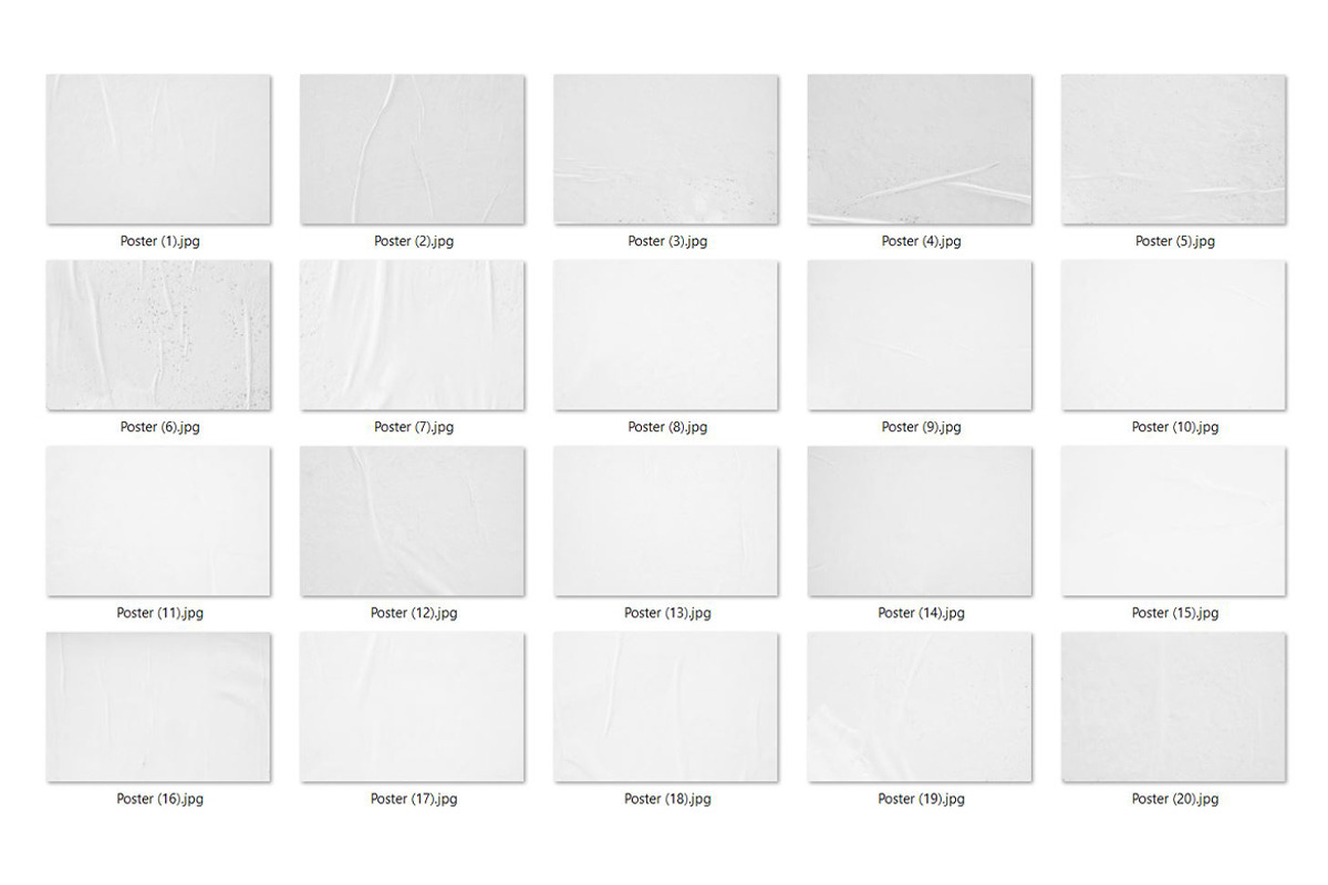 20 Poster Textures HQ, a Texture Graphic by CCPreset (Photo 2 of 3)