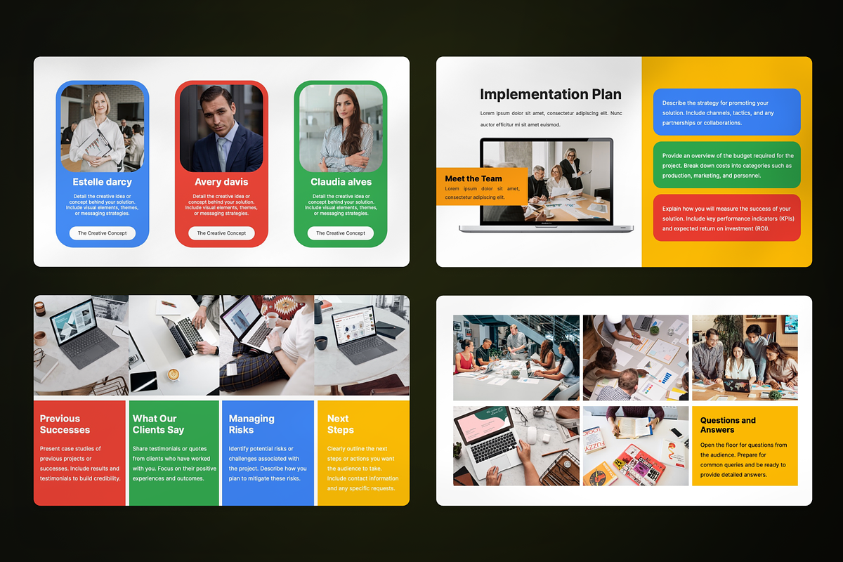 Creative Pitc Deck Google Slide, a Presentation Template by SquidPixey (Photo 3 of 7)