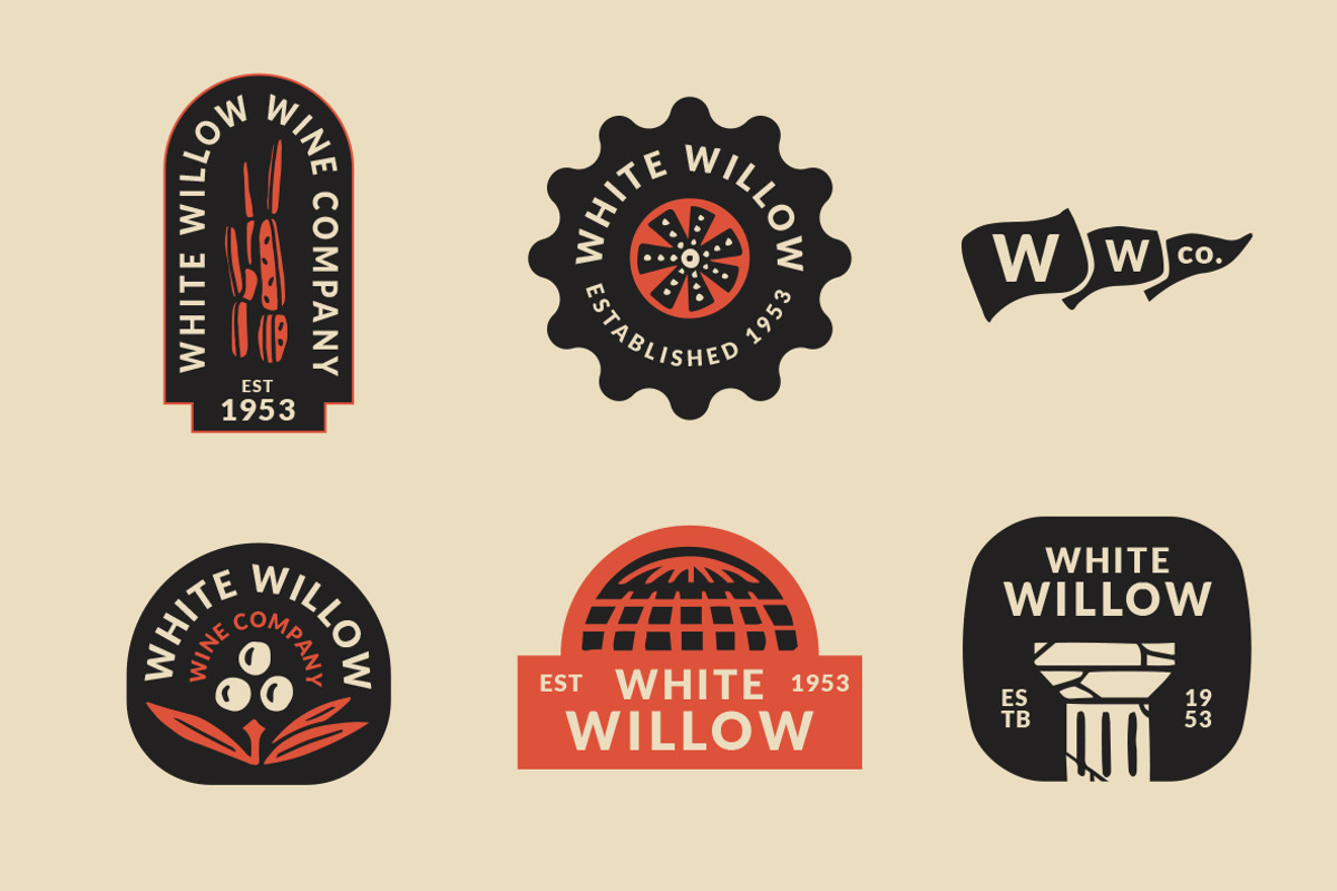 Abstract Linocut Badge Builder, a Branding & Logo Template by ClayStudio (Photo 8 of 12)