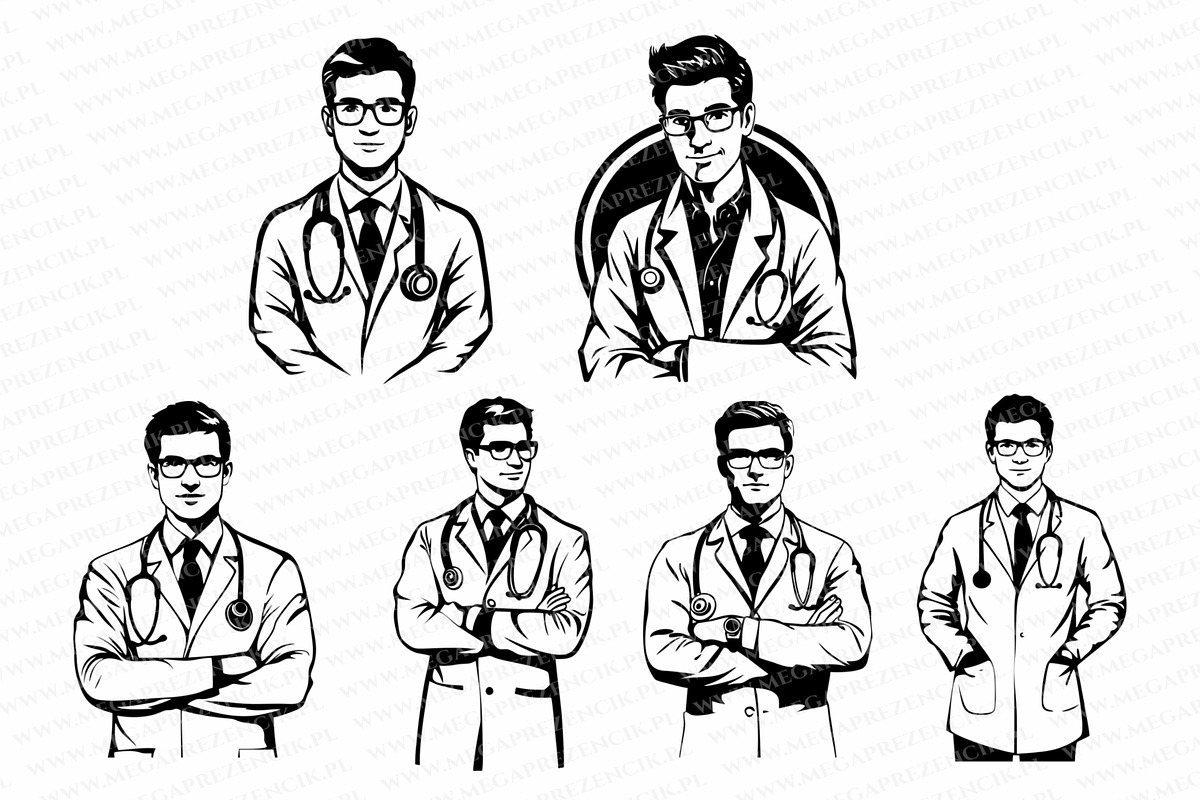 Bundle Doctor graphics set for laser, an Object Graphic by MegaPrezencik (Photo 2 of 4)