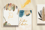 Watercolor Feathers Collection, a Decorative Illustration by GRANCI STUDIOS (Thumbnail 2 of 12)