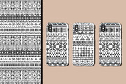 8 Ethnic Seamless, a Pattern Graphic by Elinorka (Thumbnail 5 of 5)