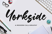 Yorkside - Modern Calligraphy Font, a Script Font by Balpirick Studio (Thumbnail 1 of 7)