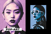 Retro Pop-Art Poster Effect, a Layer Style Add-On by Design Squad (Thumbnail 1 of 4)