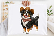 Cute Western Cowboy Dogs Clipart, an Animal Illustration by SVGArt (Thumbnail 5 of 5)