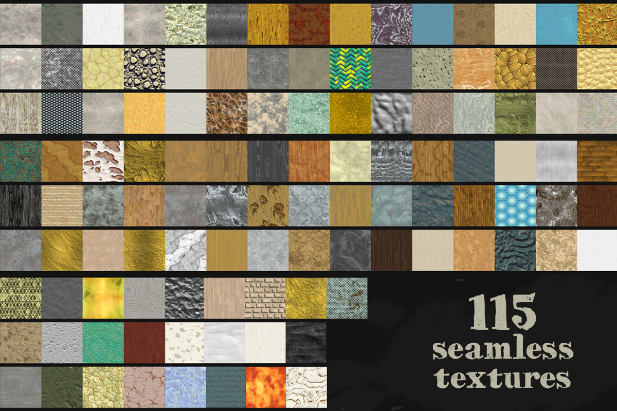 115 seamless textures, a Graphic by caesart (Photo 4 of 4)