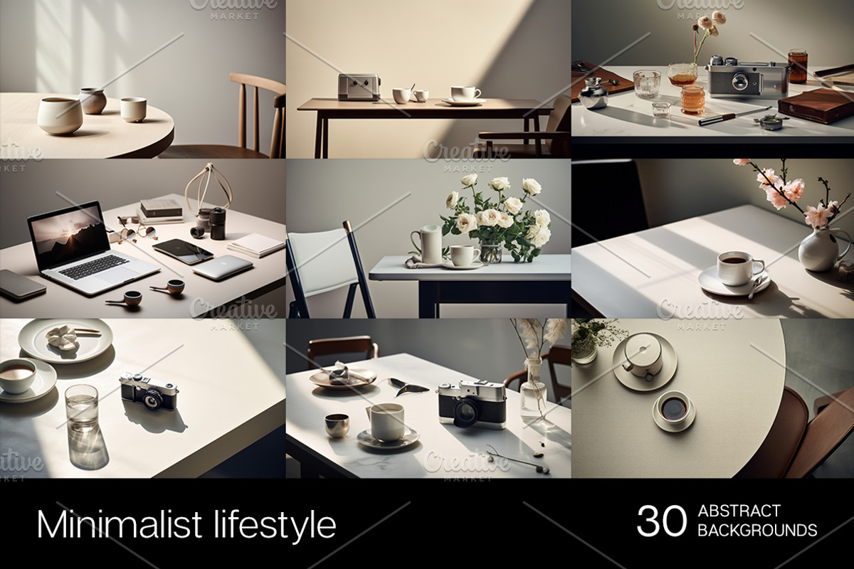 Minimalist lifestyle. 30 images, an Arts & Entertainment Photo by Handmadefont (Photo 5 of 10)