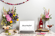 Macbook Styled Mockup #25, a Mac Mockup by MMStyledStock (Thumbnail 1 of 2)