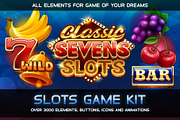 Classic Sevens Slots game KIT, an Illustration by Saranai Store (Thumbnail 1 of 10)
