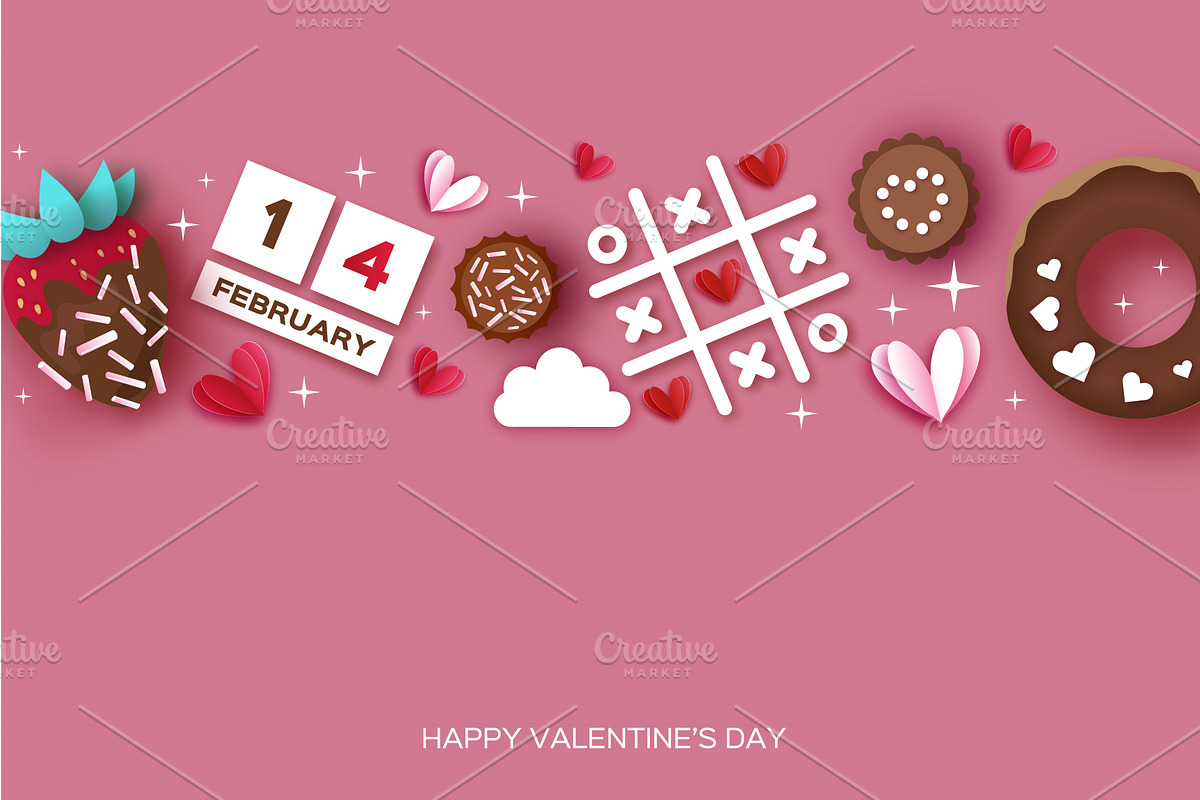 Strawberry and Chocolate. Valentines, an Object Graphic by Masherdraws