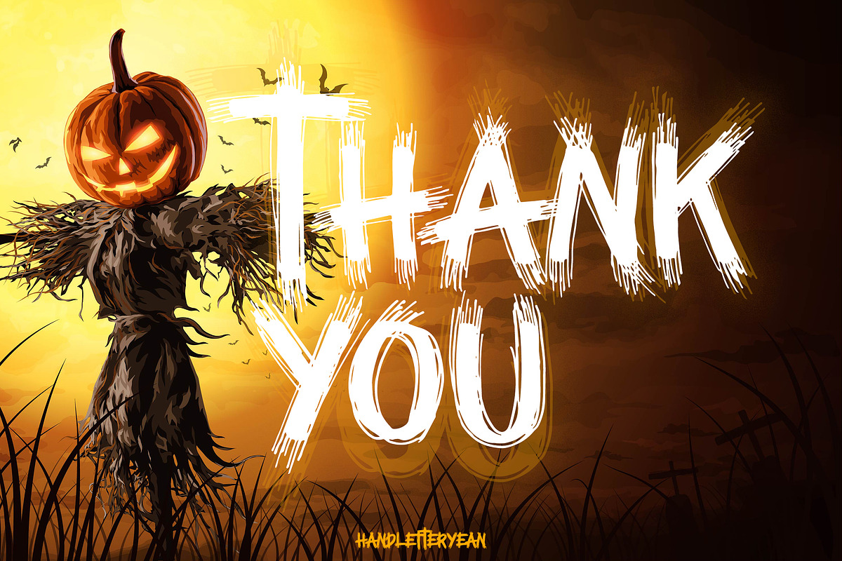 Hay Scary, a Font by HandletterYean (Photo 7 of 7)