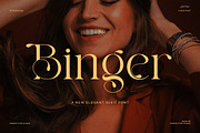 Binger Elegant Serif Font, a Serif Font by Perfectype (Thumbnail 1 of 8)