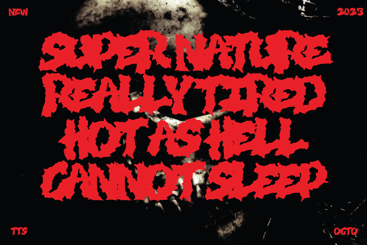 Dezter - Black Metal Font, a Blackletter Font by tebaltipislab (Photo 9 of 13)
