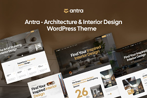 Antra - Architecture Interior Design, a WordPress Template by Opal Wordpress Theme