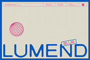 Lumend Blur, a Sans Serif Font by Craft Supply Co. (Thumbnail 1 of 8)