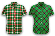 Christmas Seamless  Plaid Patterns, a Pattern Graphic by Vectorchoice (Thumbnail 2 of 6)