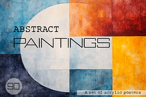 Modern abstract painting.