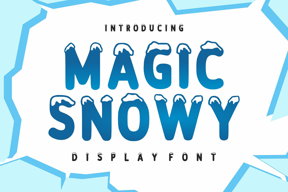 Magic Snowy, a Font by Limited.studio (Photo 1 of 8)