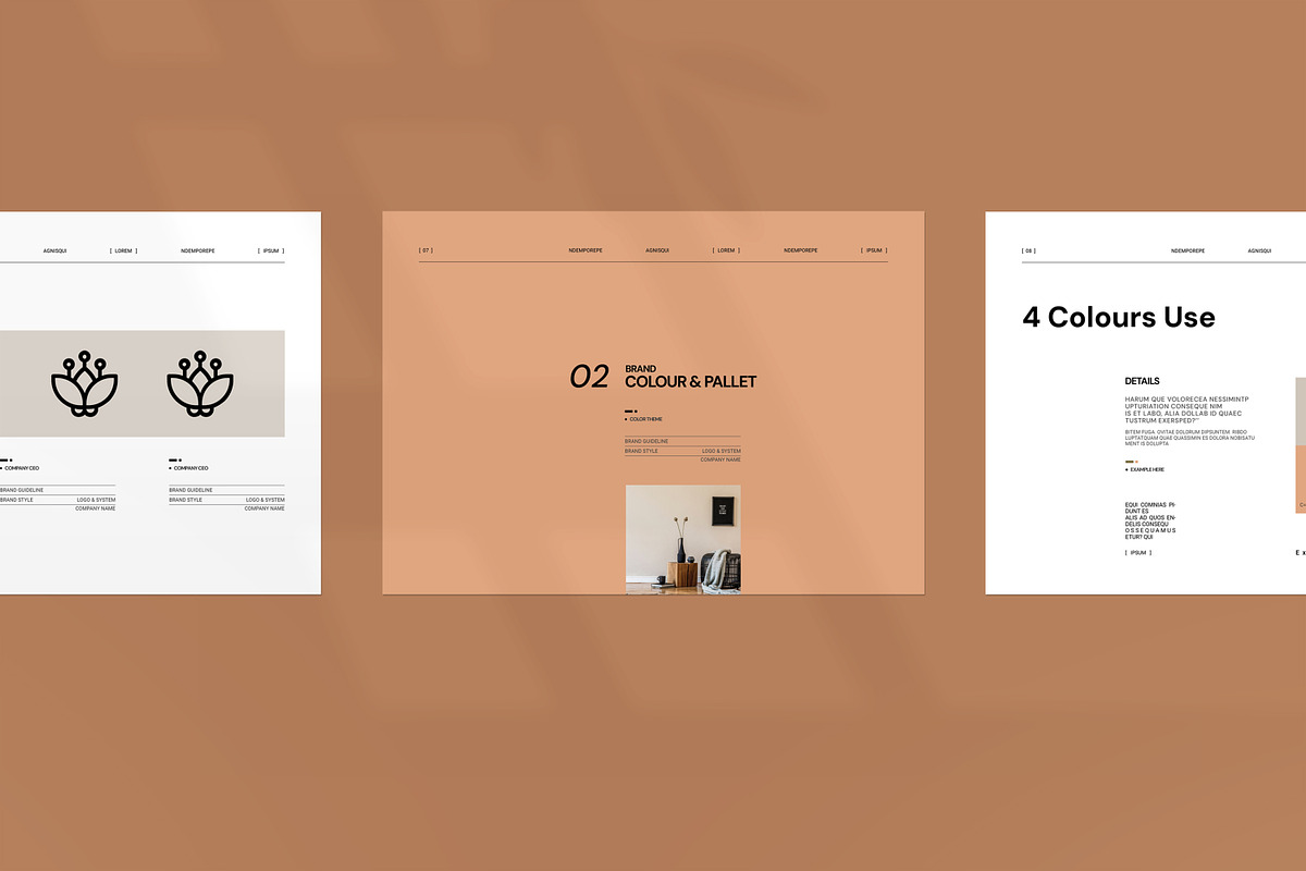 Brand Guideline Brochure Template, a Brochure Template by PrintIdea (Photo 3 of 5)