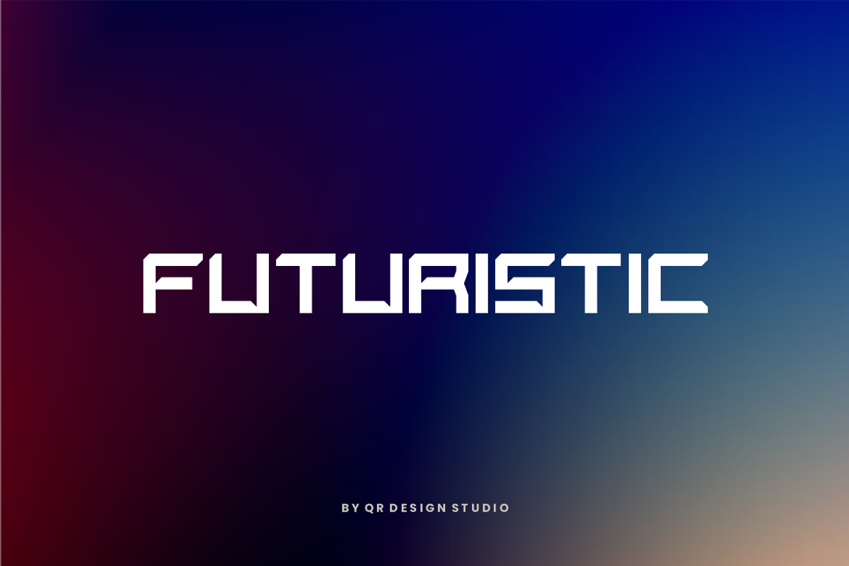 Spatech - Futuristic & Digital Font, a Sans Serif Font by QR Design Studio (Photo 4 of 7)