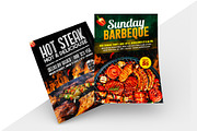Steak BBQ Flyer Template, a Flyer Template by Yunus Ahmad (Thumbnail 1 of 3)