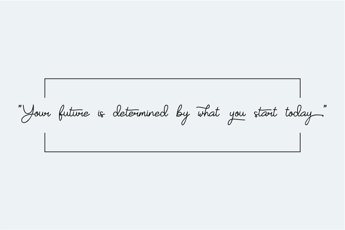 Yesie - Monoline Cursive Script Font preview 5