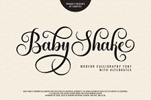 Baby Shake - Luxury Calligraphy Font