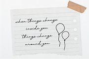 Pafilona | Monoline Script, a Script Font by gracetype_studio (Thumbnail 4 of 12)