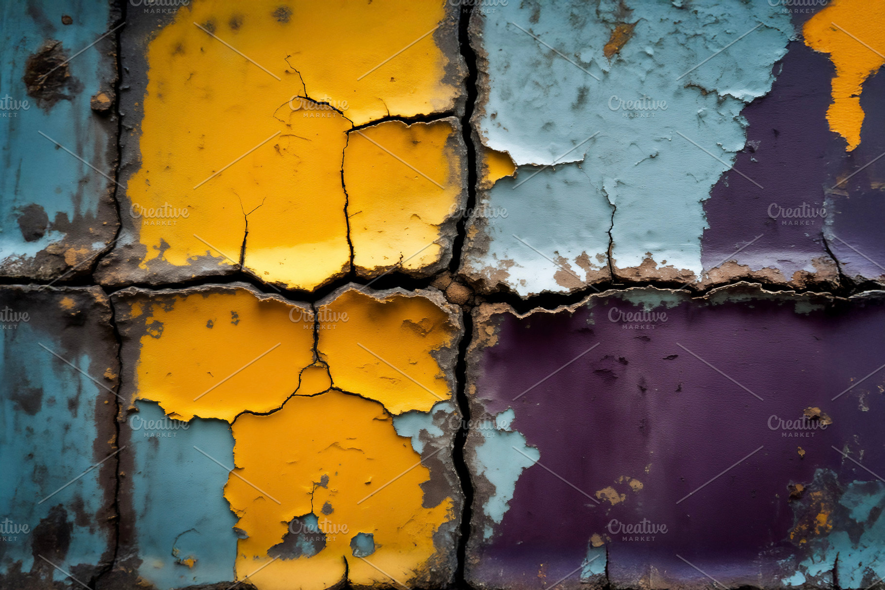 peeling and cracked paint, a Photo by rarrarorro