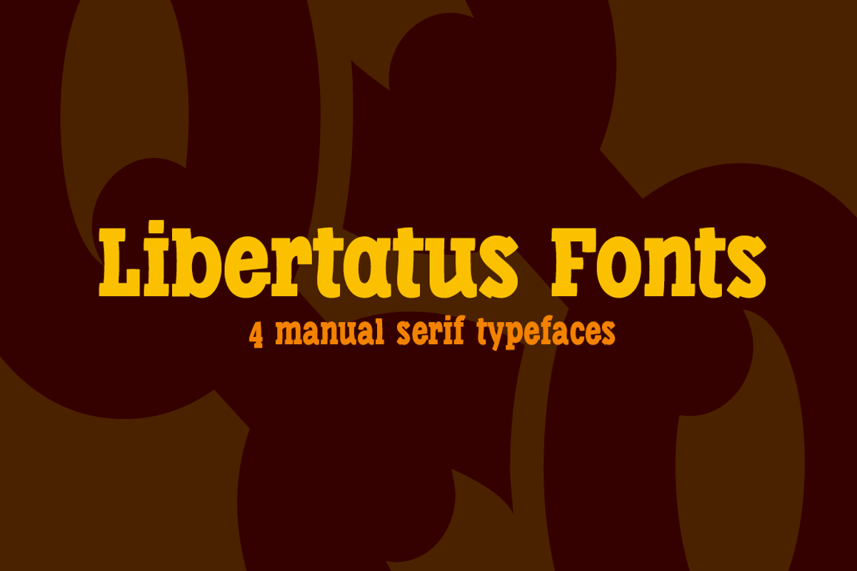 Libertatus fonts preview 3