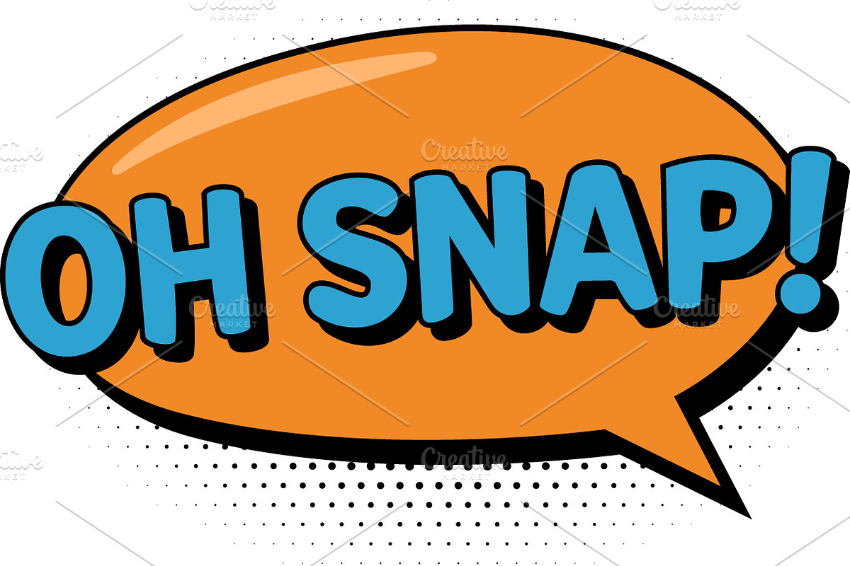 Comic speech bubbles, an Object Illustration by Woters little shop (Photo 23 of 25)