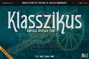 Klasszikus Vintage Font, a Font by RMPL.std (Thumbnail 1 of 6)