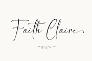 Faith Claire | Elegant Script Font, a Script Font by Typoraith Co (Thumbnail 1 of 11)