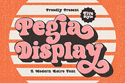 Pegia Display, a Handwritten Font by Youngtype.Std (Thumbnail 1 of 11)